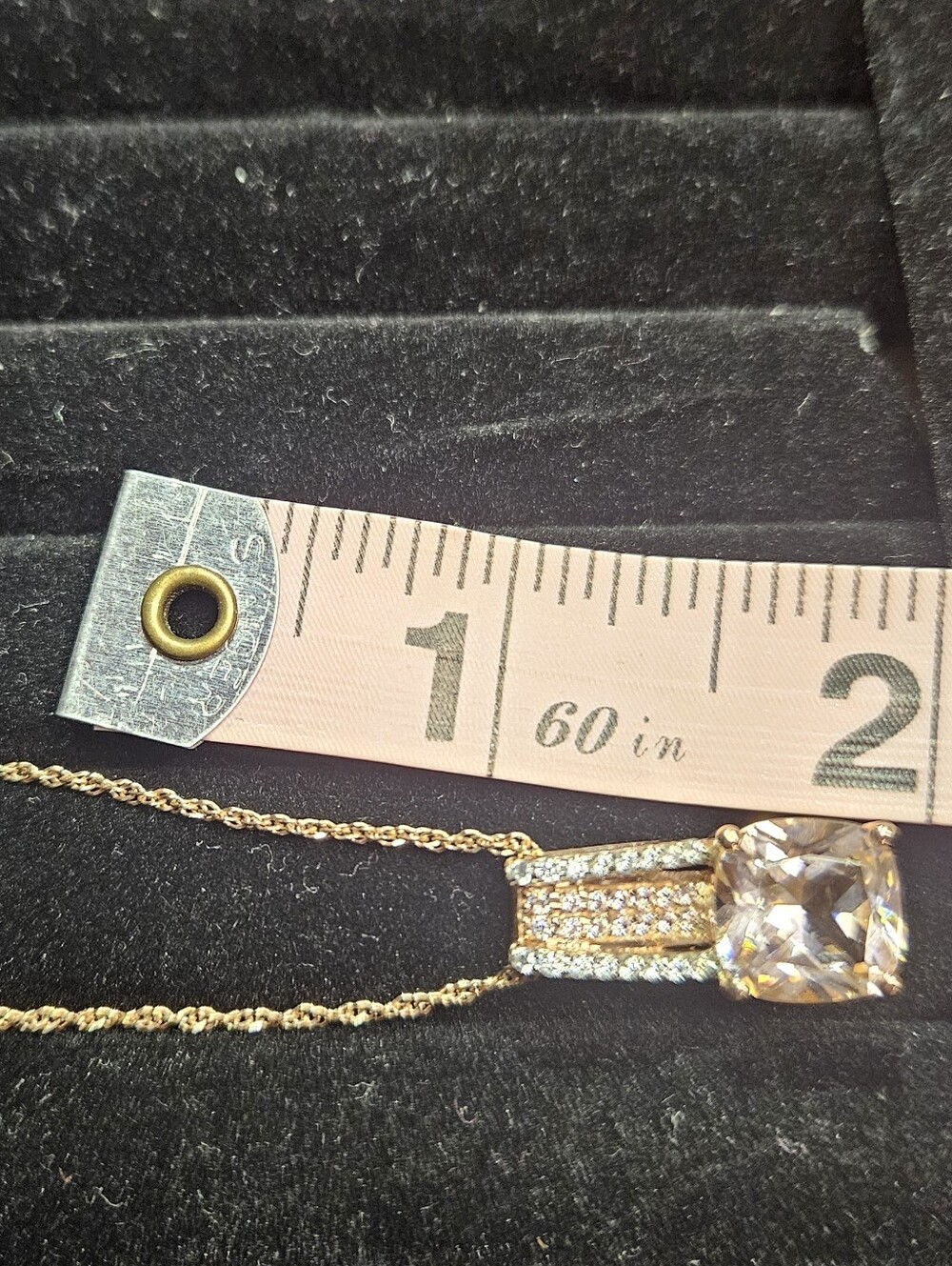 Morganite, Pink, And White Rose Gold Necklace - Picture 5 of 5